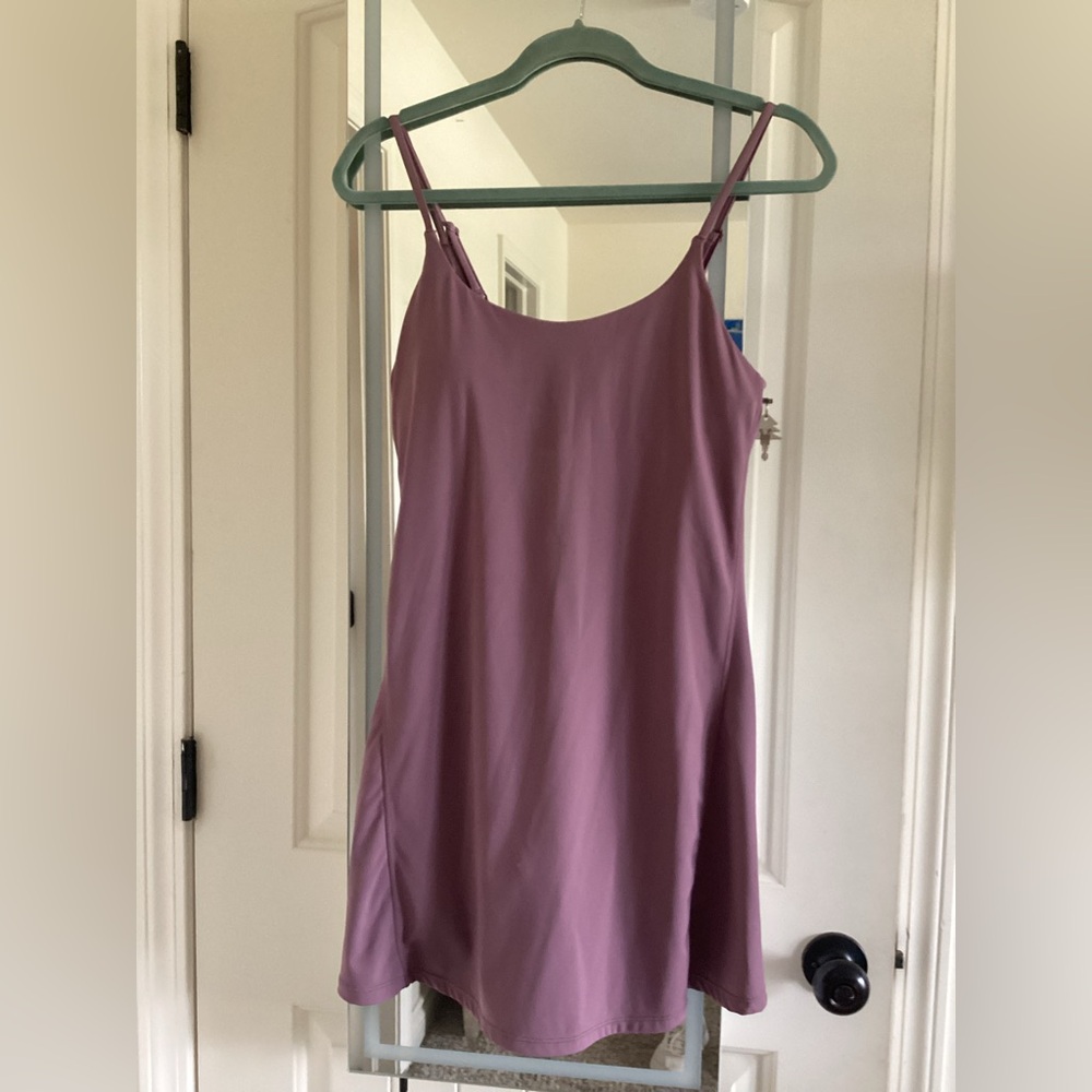 Purple Spaghetti Strap Dress